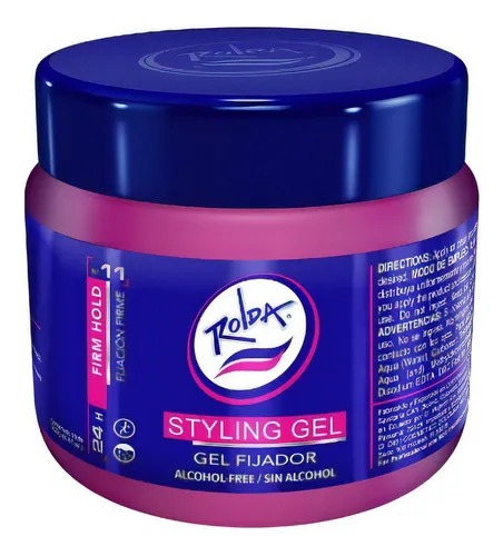 Pote 250 G-Rolda Gel Fijador Sin Alcohol Morado