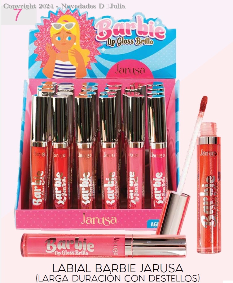 LABIAL BARBIE LIP GLOSS BRILLO JARURA