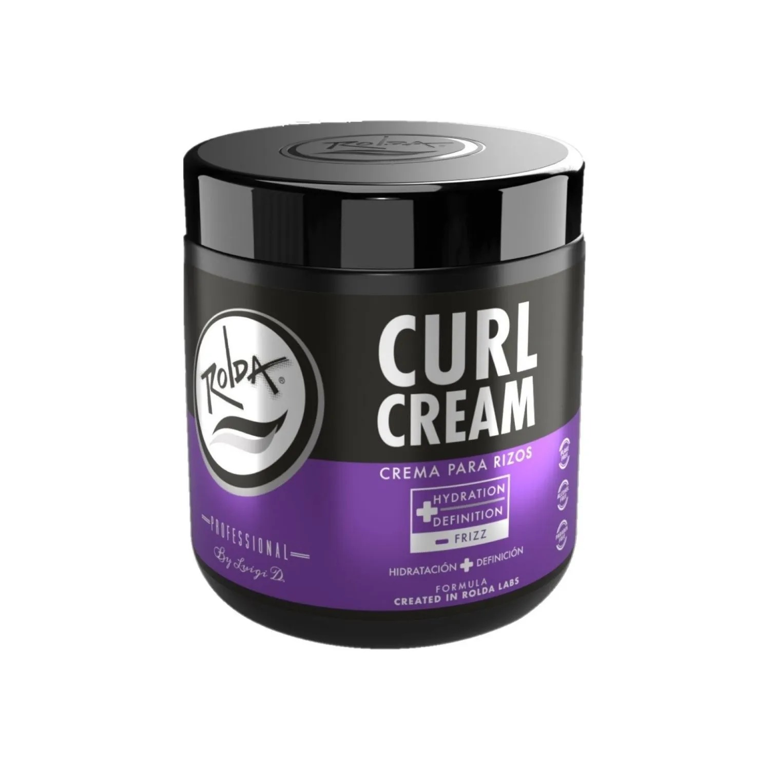 Pote 500 G-Crema Rizos Rolda Sin Parabenos.