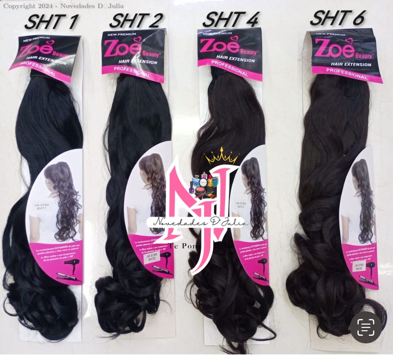  Extensiones  Cola Color Entero
