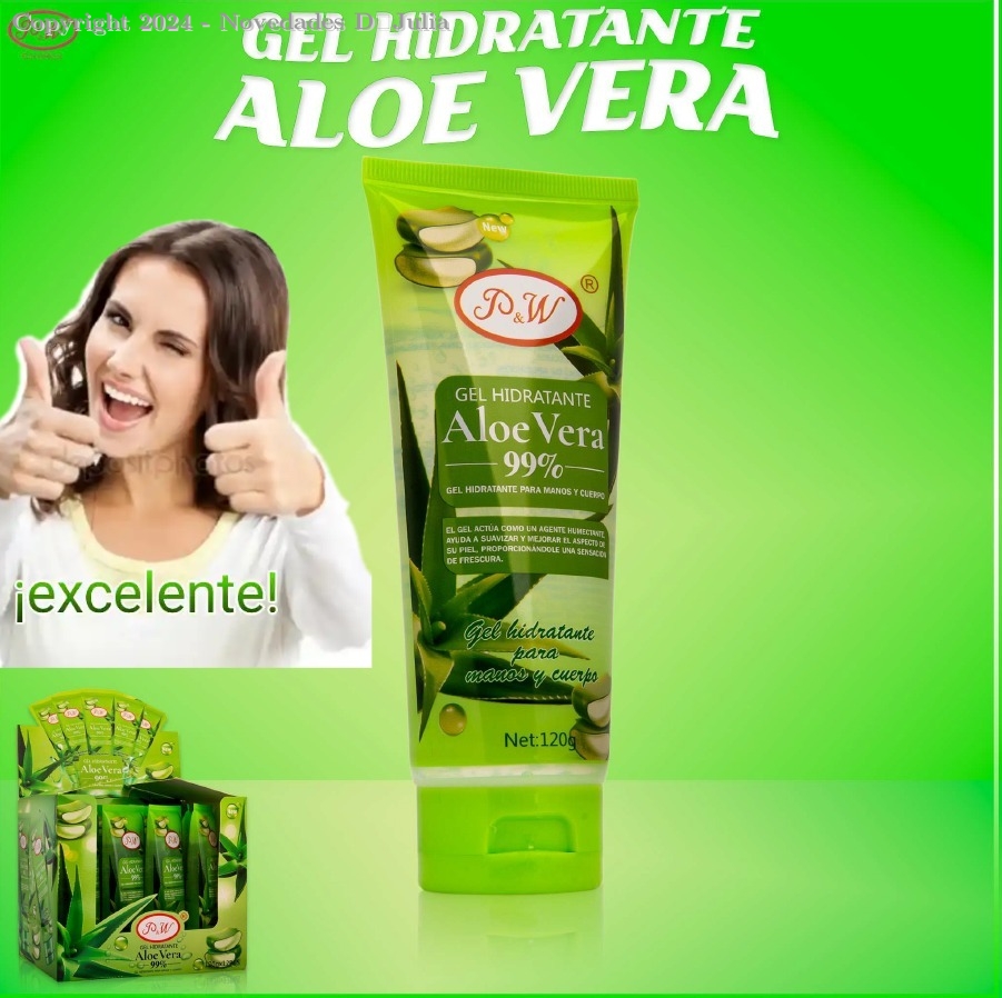 Gel Hidratante Aloe de Vera 99% manos y pies