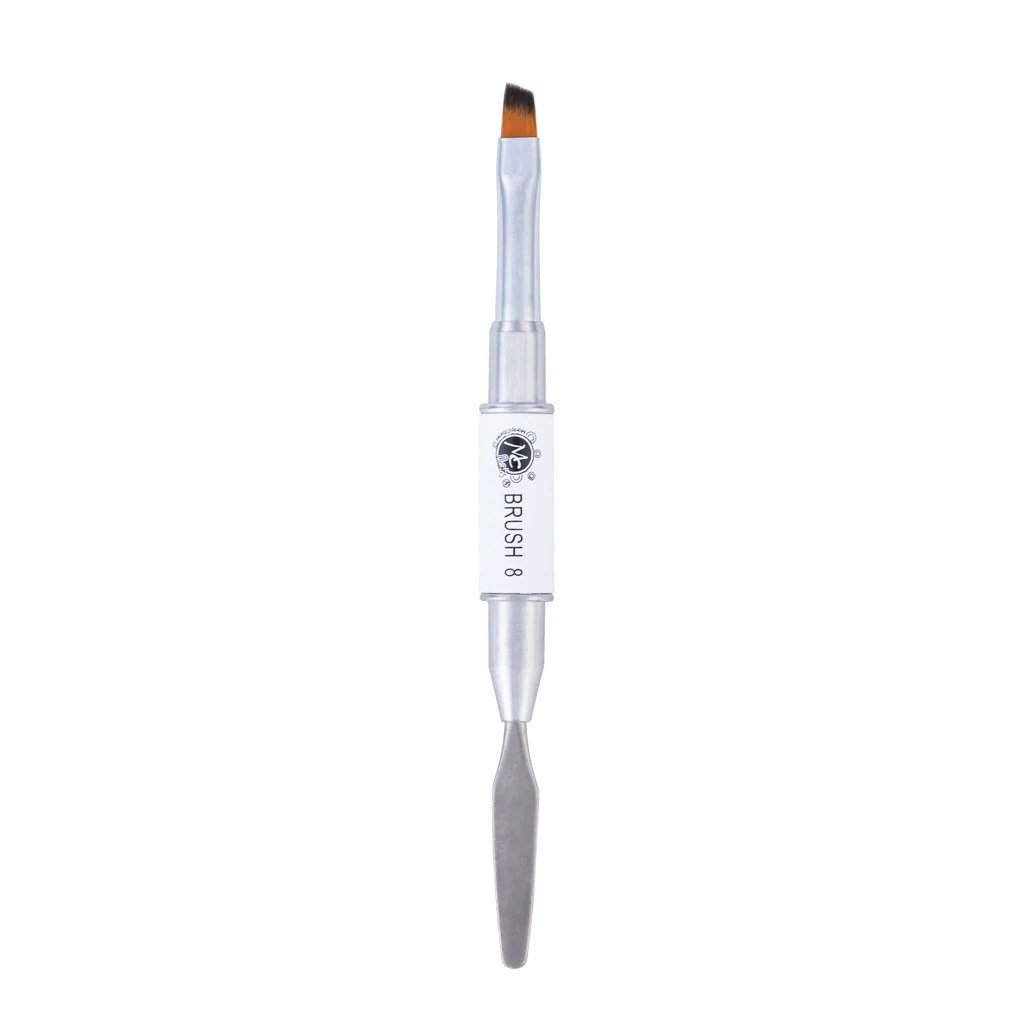 Pincel De Poligel Pincel Para Gel Brush Con Espatula Mc #8