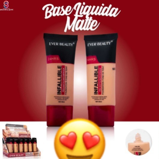 Base Liquida Matte de 40 ml marca Ever Beauty