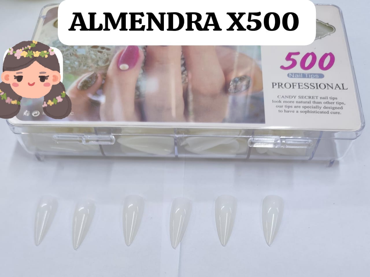 TIPS ALMENDRADAS X 500
