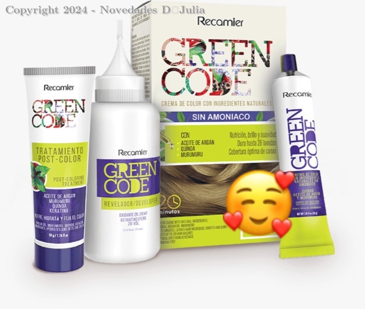 RECAMIER GREEN CODE 1.1 NEGRO AZUL