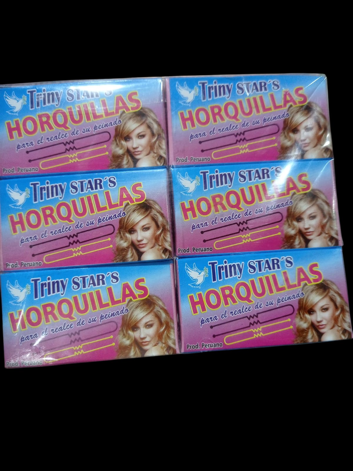 horquideas Para peinado x caja   unidades
