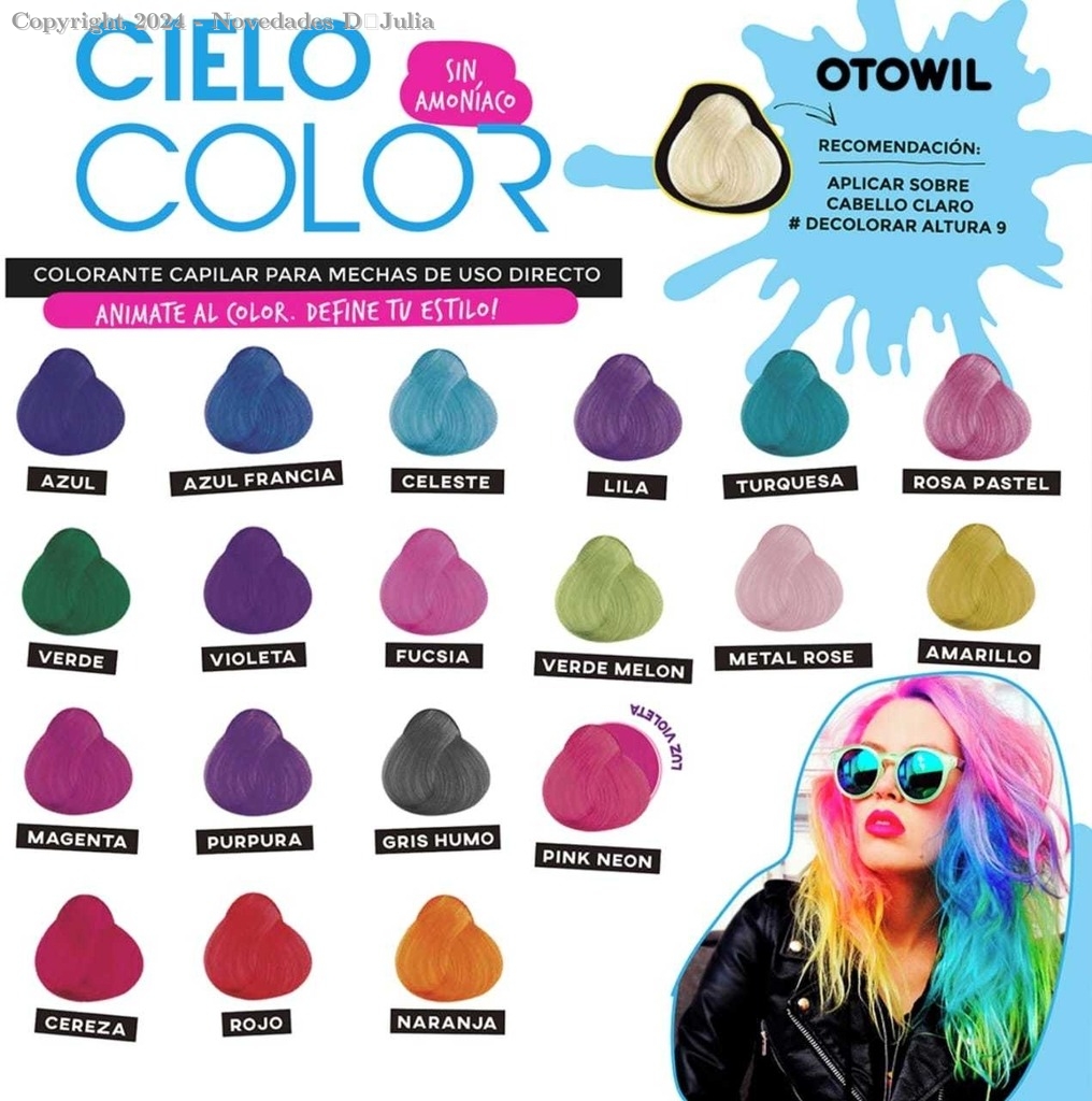 Cielo Color -Fantasia  AZUL FRANCIA