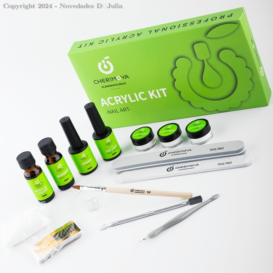 Kit Básico para Uñas Acrílicas - CHERIMOYA