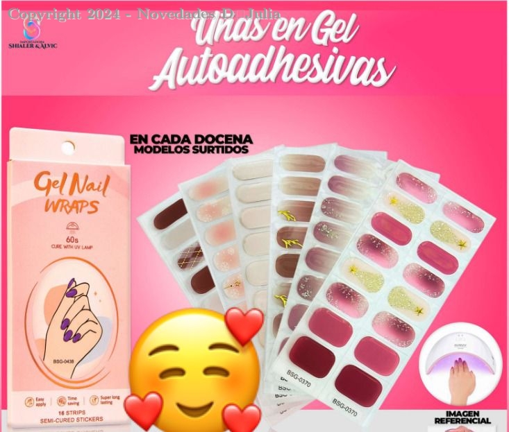 UÑAS EN GEL AUTOADHESIVA