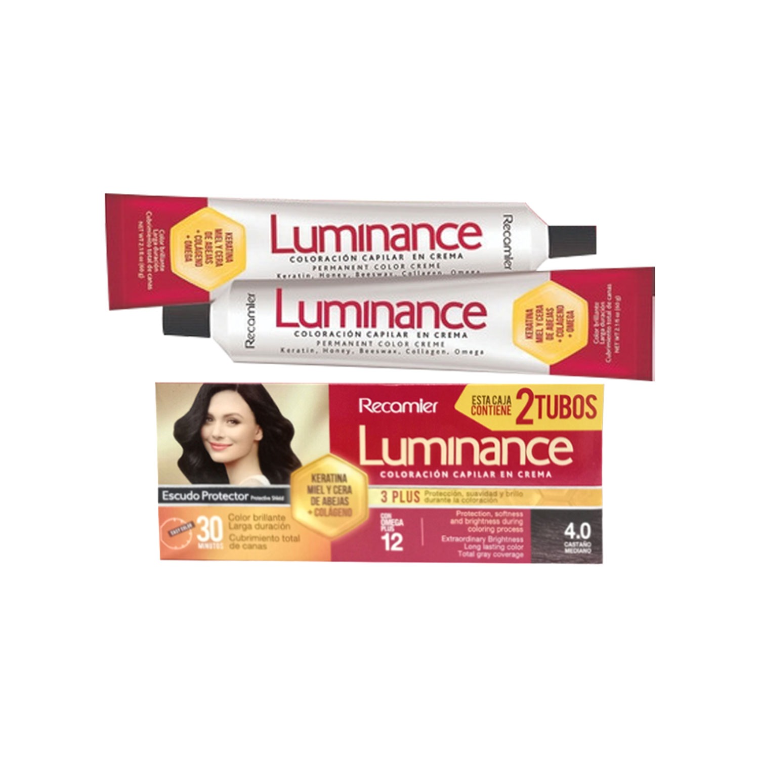 RECAMIER LUMINANCE 1.0 NEGRO LUMINOSO DOS TUBOS
