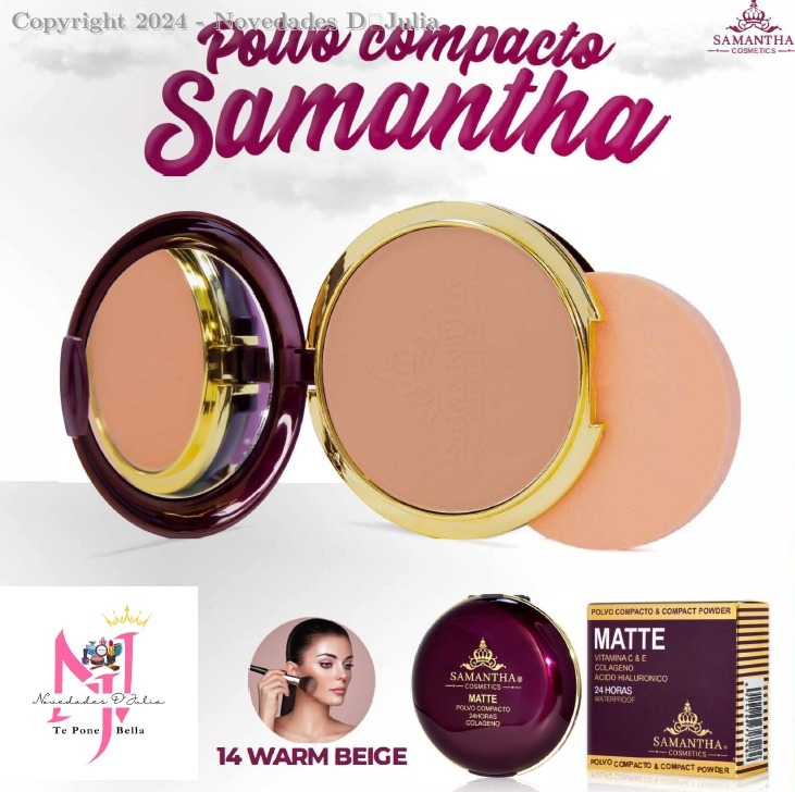 Polvo Compacto Samantha #15 BEIGE