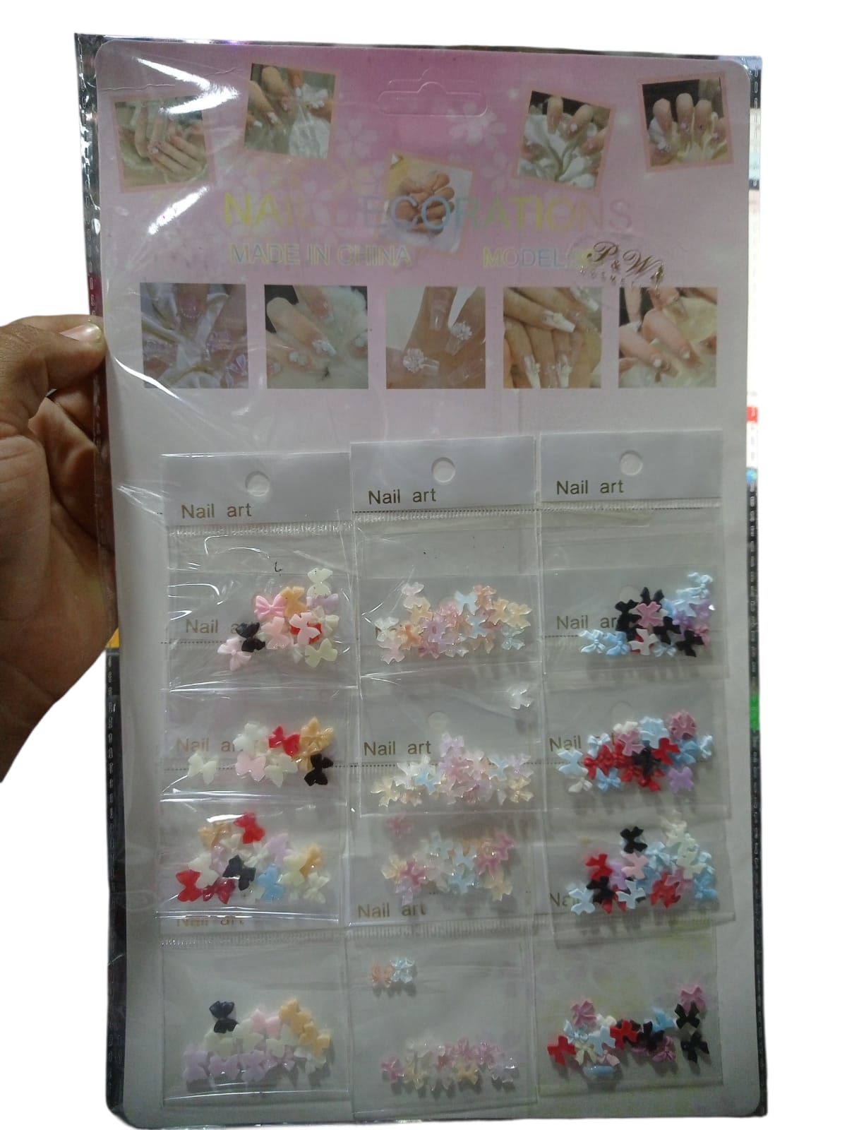 Adorno X 12 Bolsitas Para Uñas Nail