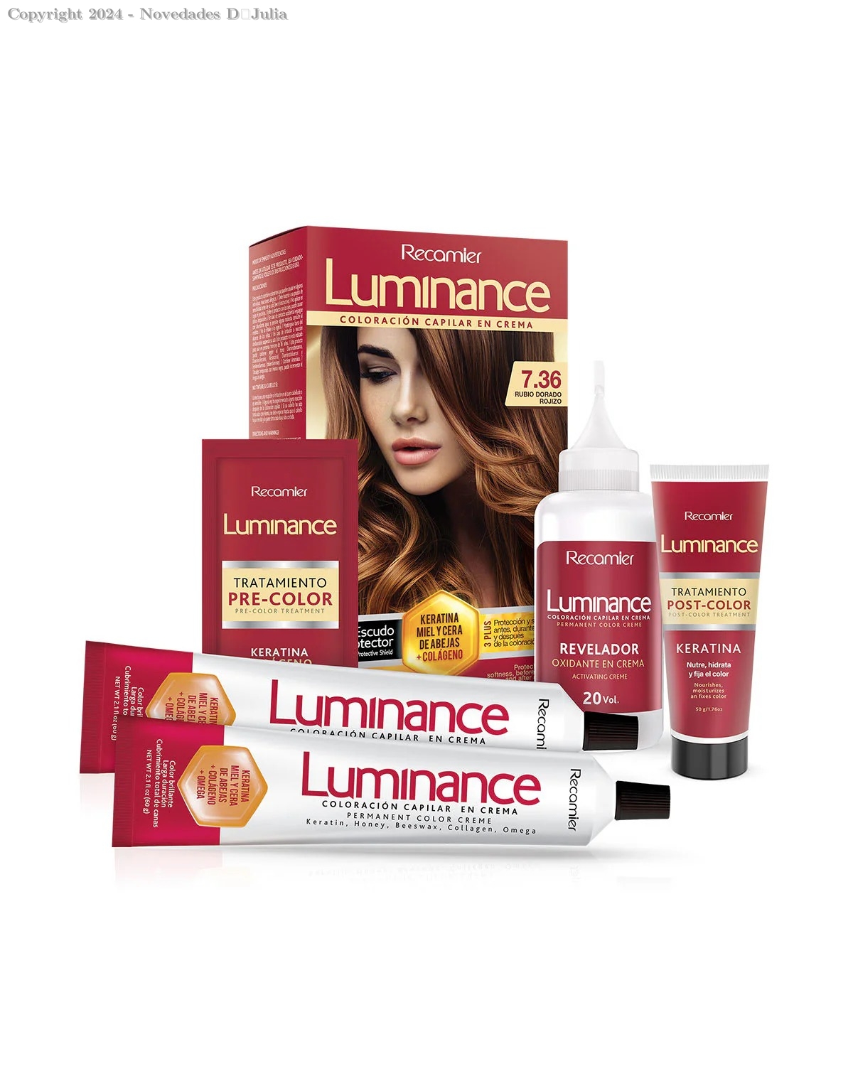 RECAMIER LUMINANCE 8.01 RUBIO NATURAL CENIZO