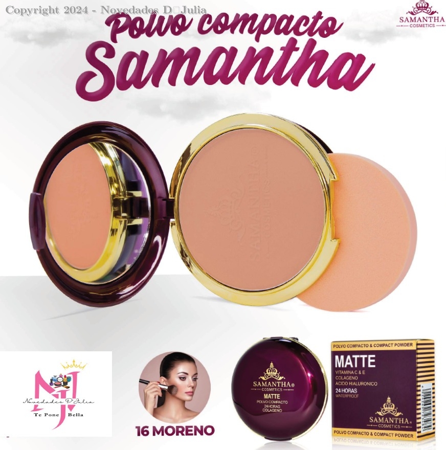 Polvo Compacto Samantha #16 MORENO