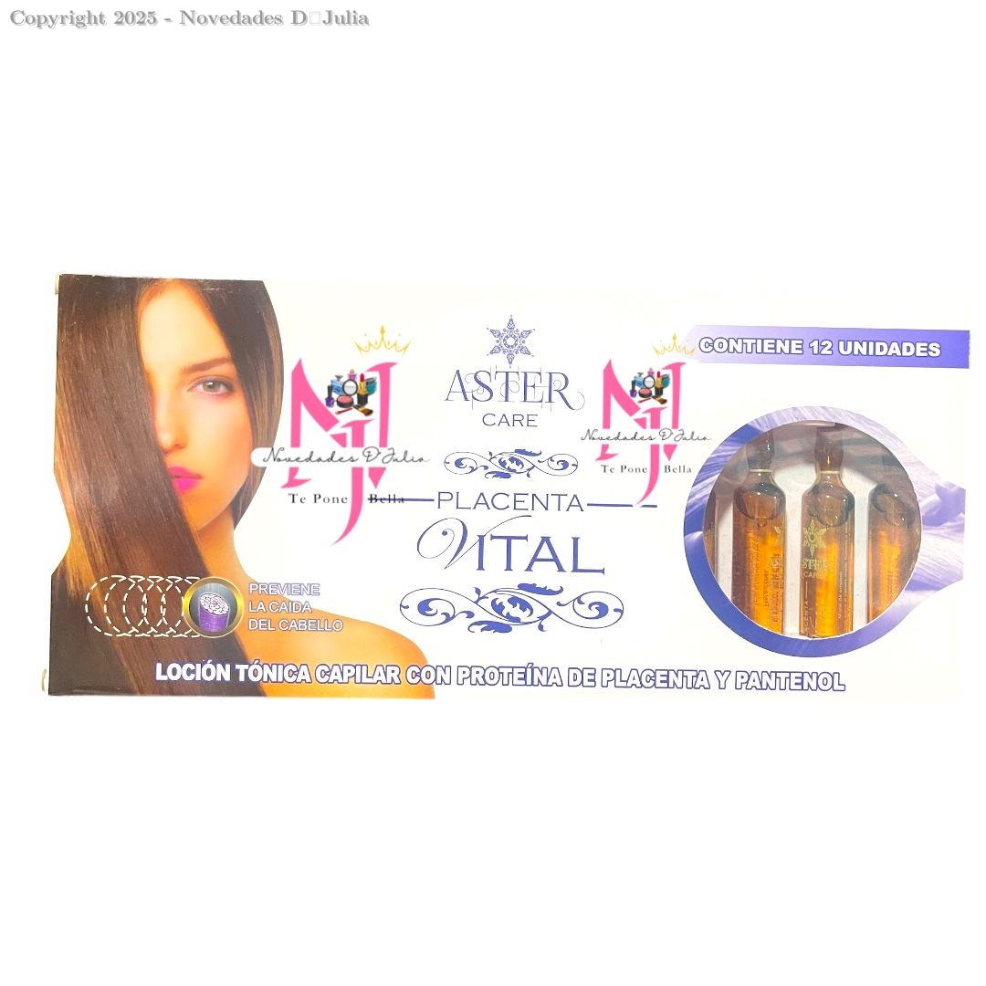 Placenta Ampolla en Vidrio de 15ML ASTER