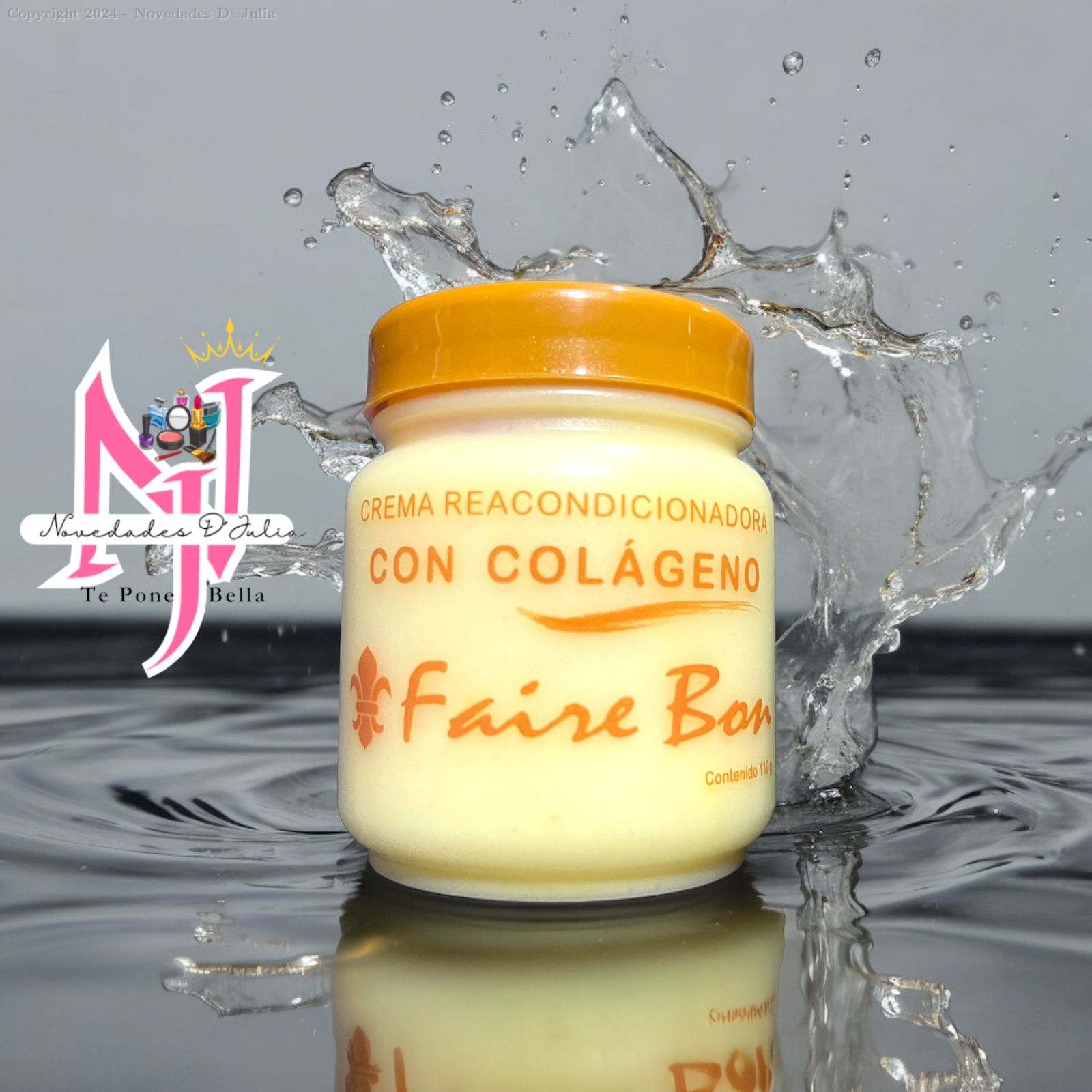 Crema Reacondicionadora Con COLÁGENO 110g 